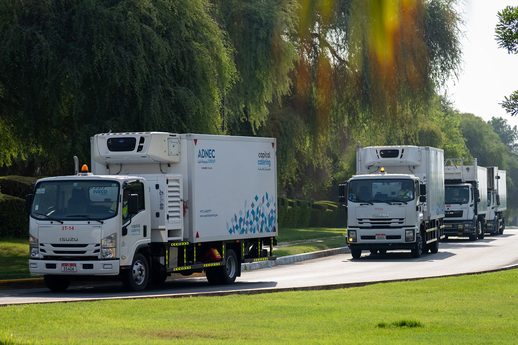 Capital Catering fleet of vehicles